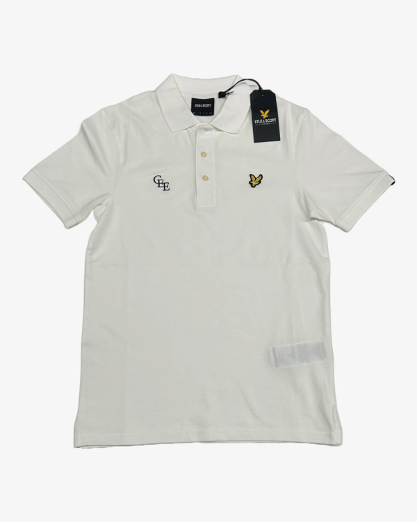 Polo CEEuropa blanc Lyle & Scott